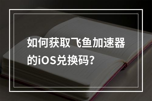 如何获取飞鱼加速器的iOS兑换码?