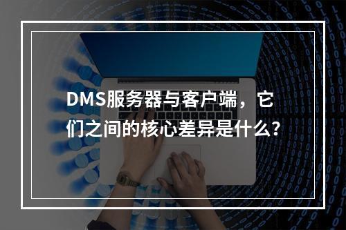 DMS服务器与客户端,它们之间的核心差异是什么?