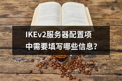 IKEv2服务器配置项中需要填写哪些信息?