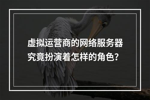 虚拟运营商的网络服务器究竟扮演着怎样的角色?