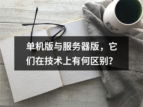 单机版与服务器版,它们在技术上有何区别?