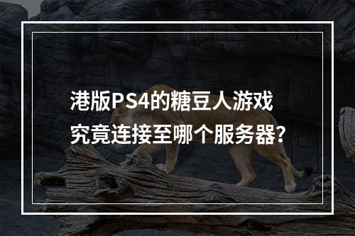 港版PS4的糖豆人游戏究竟连接至哪个服务器?
