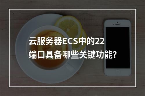 云服务器ECS中的22端口具备哪些关键功能?