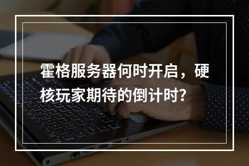 霍格服务器何时开启,硬核玩家期待的倒计时?