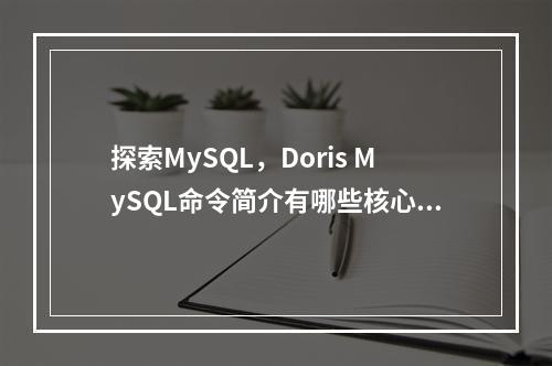探索MySQL,Doris MySQL命令简介有哪些核心要点?