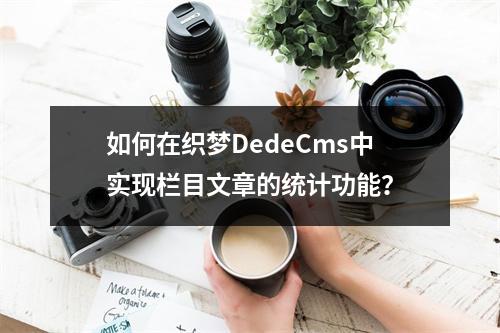 如何在织梦DedeCms中实现栏目文章的统计功能?