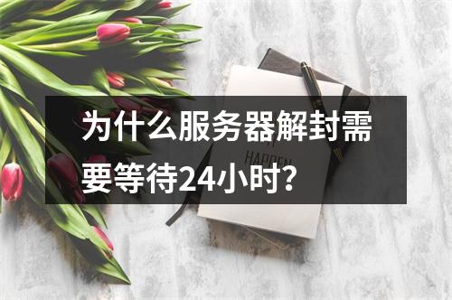 为什么服务器解封需要等待24小时?