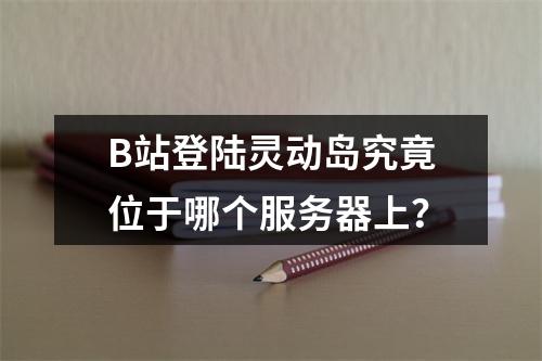 B站登陆灵动岛究竟位于哪个服务器上?