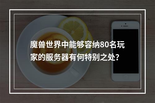 魔兽世界中能够容纳80名玩家的服务器有何特别之处?