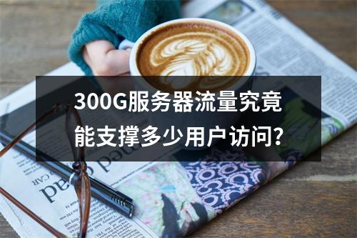 300G服务器流量究竟能支撑多少用户访问?