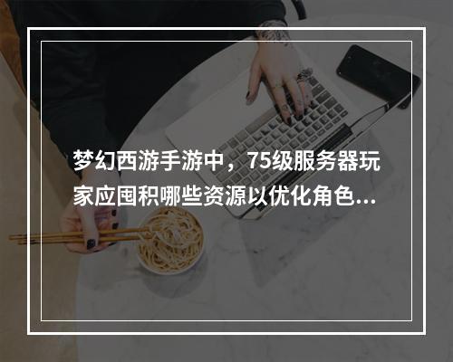 梦幻西游手游中,75级服务器玩家应囤积哪些资源以优化角色发展?