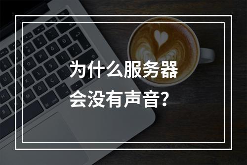 为什么服务器会没有声音?