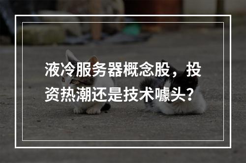 液冷服务器概念股,投资热潮还是技术噱头?