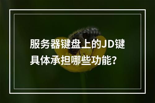 服务器键盘上的JD键具体承担哪些功能?
