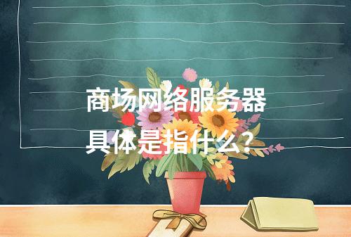 商场网络服务器具体是指什么?