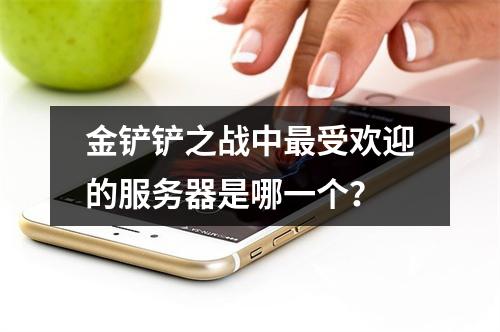 金铲铲之战中最受欢迎的服务器是哪一个?