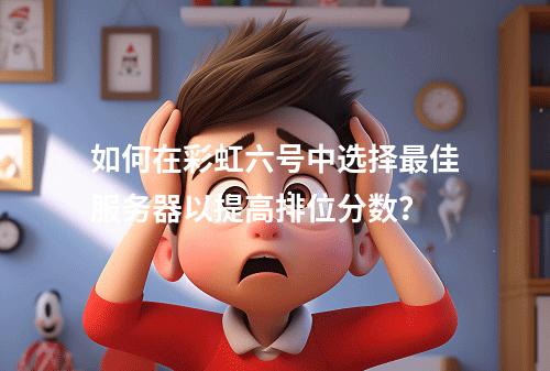 如何在彩虹六号中选择最佳服务器以提高排位分数?