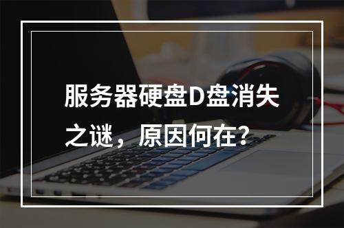 服务器硬盘D盘消失之谜,原因何在?