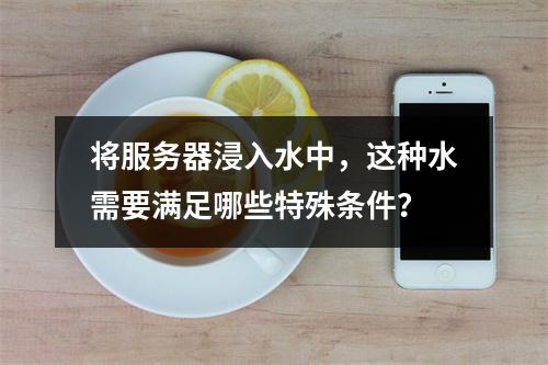 将服务器浸入水中,这种水需要满足哪些特殊条件?