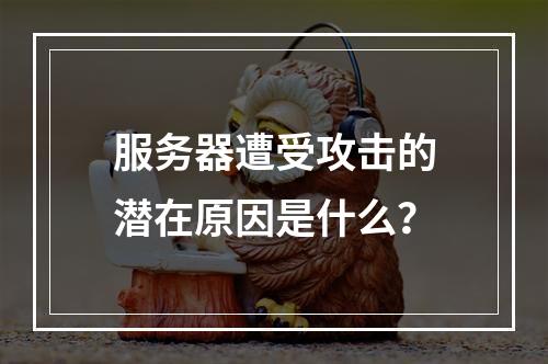 服务器遭受攻击的潜在原因是什么?