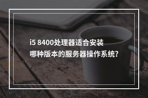i5 8400处理器适合安装哪种版本的服务器操作系统?