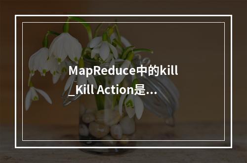 MapReduce中的kill_Kill Action是什么操作?