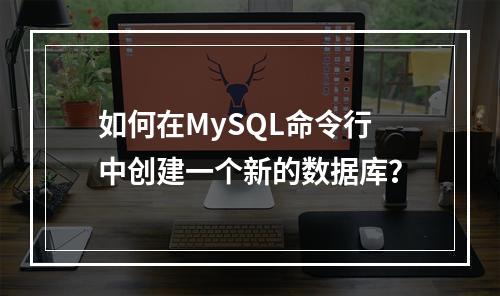如何在MySQL命令行中创建一个新的数据库?