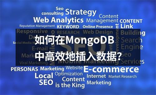 如何在MongoDB中高效地插入数据?
