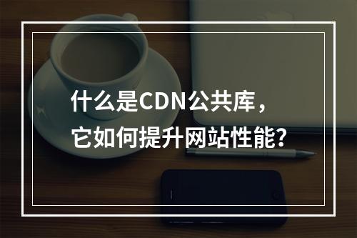 什么是CDN公共库,它如何提升网站性能?