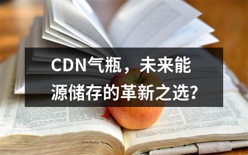 CDN气瓶,未来能源储存的革新之选?