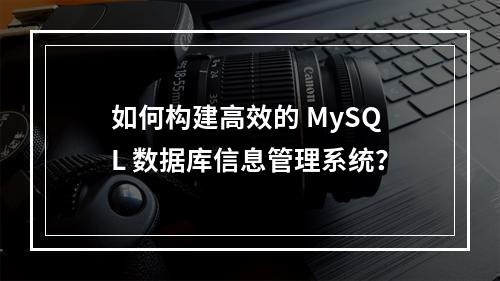 如何构建高效的 MySQL 数据库信息管理系统?