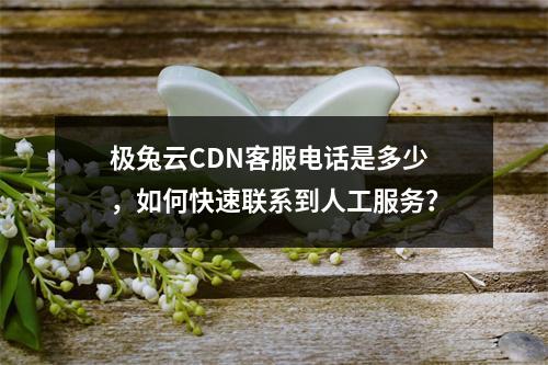 极兔云CDN客服电话是多少,如何快速联系到人工服务?