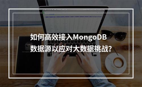 如何高效接入MongoDB数据源以应对大数据挑战?