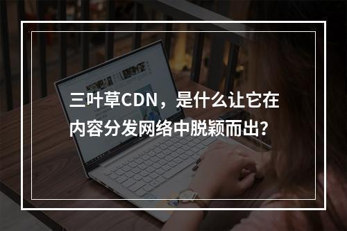 三叶草CDN,是什么让它在内容分发网络中脱颖而出?