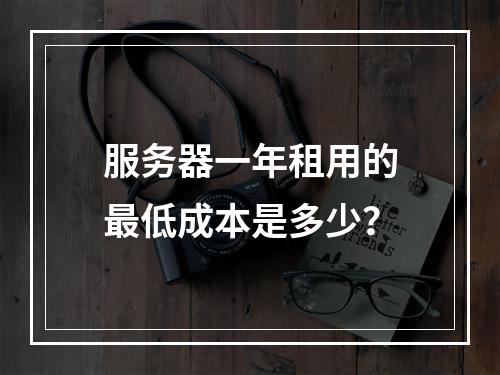 服务器一年租用的最低成本是多少?