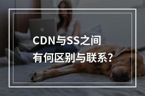 CDN与SS之间有何区别与联系?