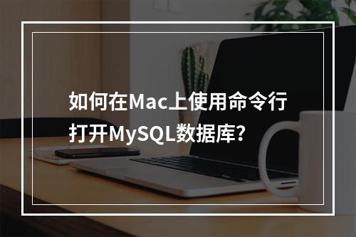 如何在Mac上使用命令行打开MySQL数据库?
