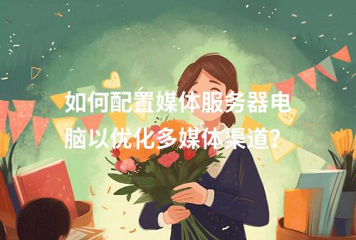 如何配置媒体服务器电脑以优化多媒体渠道?