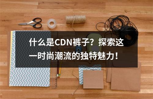什么是CDN裤子?探索这一时尚潮流的独特魅力!