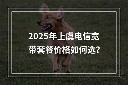 2025年上虞电信宽带套餐价格如何选？