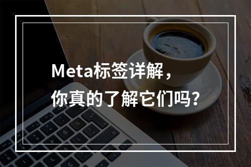 Meta标签详解,你真的了解它们吗?