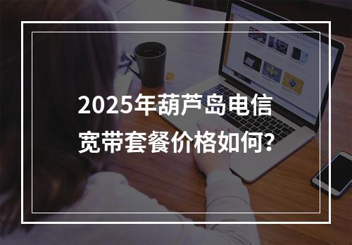 2025年葫芦岛电信宽带套餐价格如何？