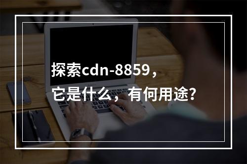 探索cdn-8859,它是什么,有何用途?
