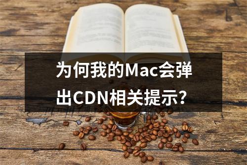 为何我的Mac会弹出CDN相关提示?