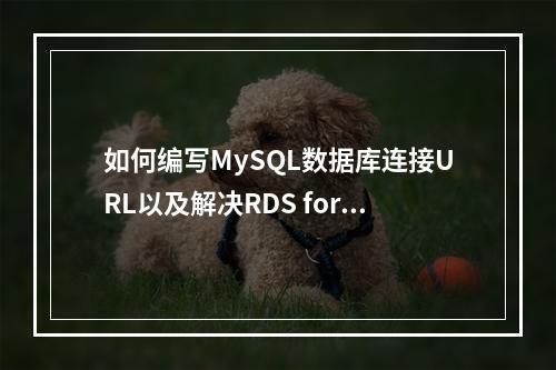 如何编写MySQL数据库连接URL以及解决RDS for MySQL实例连接失败的问题?