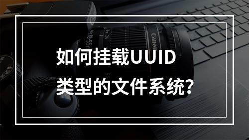 如何挂载UUID类型的文件系统?
