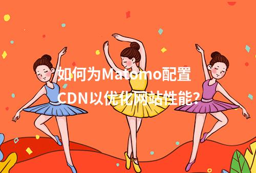 如何为Matomo配置CDN以优化网站性能?