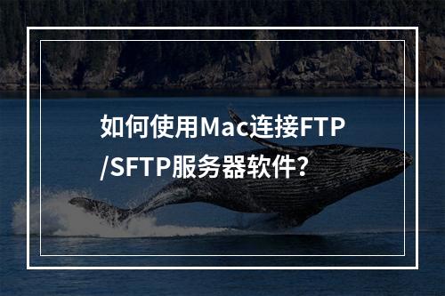 如何使用Mac连接FTP/SFTP服务器软件?