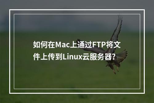 如何在Mac上通过FTP将文件上传到Linux云服务器?