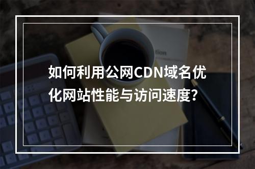 如何利用公网CDN域名优化网站性能与访问速度?
